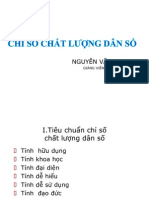 CHỈ SỐ SỨC KHỎE