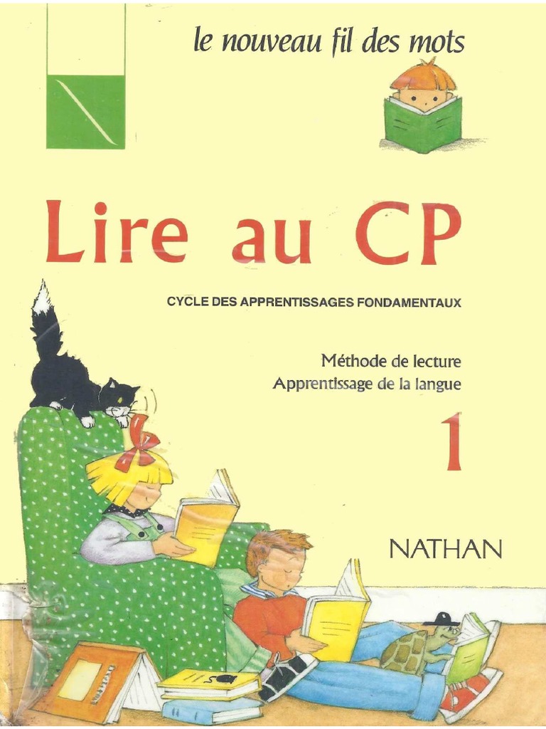 Page De Garde Cahier Des Sons Cp Lerak Petit Bout Rollant, Giribone, Debayle, Lire Au CP 1 (Le Nouveau Fil Des Mots) 1990 |  PDF