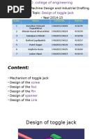 Design of Toggle Jack