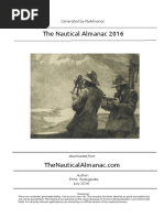 2016 Nautical Almanac