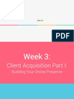 Build Online Presence and Acquire Clients as a Freelancer