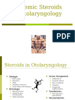 Steroid in Ent