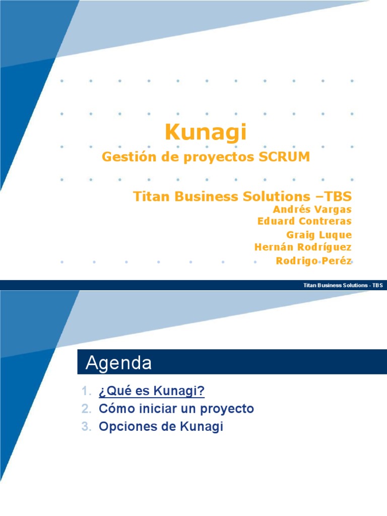 Introducción a Kunagi para SCRUM | PDF | Software | Informática