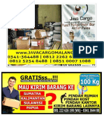 0812 2262 6190, Jasa Pengiriman Barang Ekspedisi Cargo Dari Malang Ke Samarinda