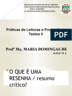 A Resenha e o Resumo - Itiquira