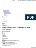 Indian Economy Notes - Vajiram Written Notes - Upsc Ias Ips: Interests