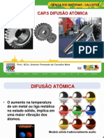 Difusão atômica em materiais