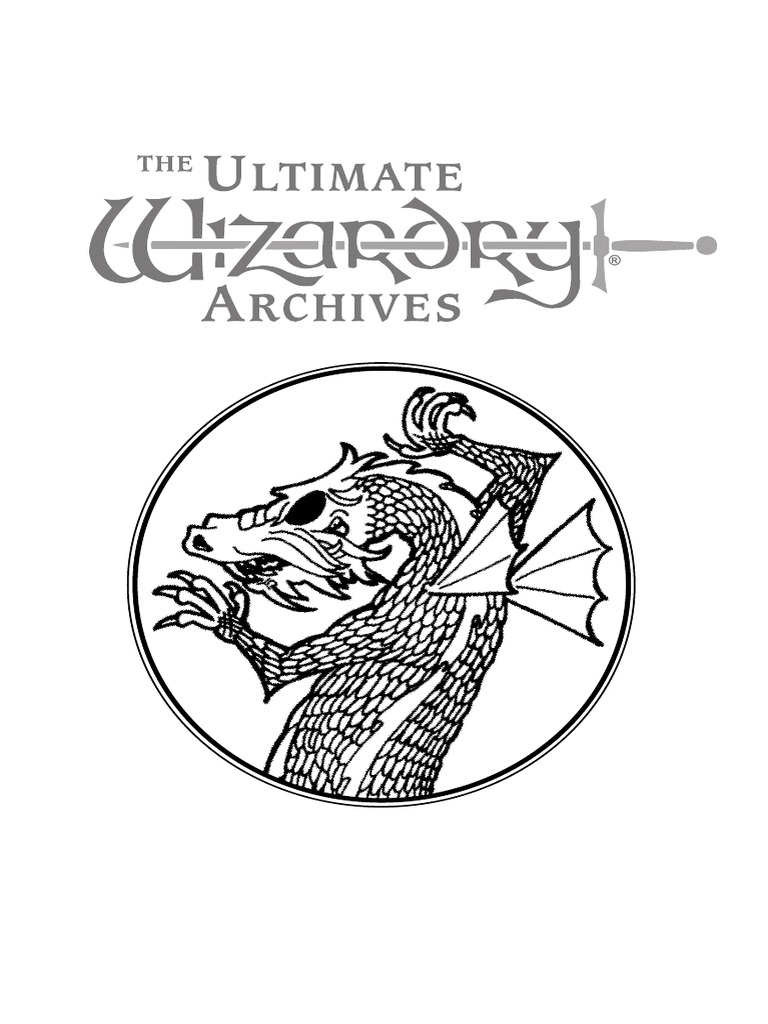 Jeu PC Wizardry The Ultimate Archives – Big Box édition 1992 – Très Bon état