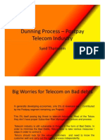 Dunning Process - Telecom by Syed Thameem