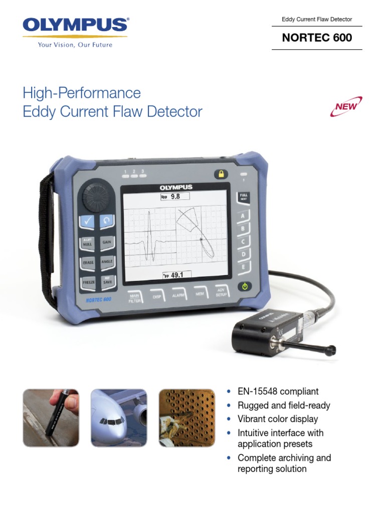 Eddy Current Nortec600 Manual Image Scanner Calibration