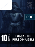 10 Passos para Criação de Personagem