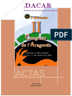 Actas II Congreso Aragones PDF