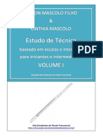 Estudo de Técnica Volume 1 - Mascolo - PDF Grátis - Estudantes de Flauta