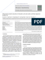 Ultrasound-Assisted Extraction of Oleanolic Acid and Ursolic Acid From Ligustrum