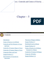 Chapter - 5: Distributed Forces: Centroids and Centers of Gravity