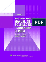 Manual de bolsillo de Psiquiatría Clínica - Kaplan, Sadock 5ed