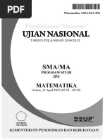 Pembahasan Soal UN Matematika SMA IPS 2015 PDF