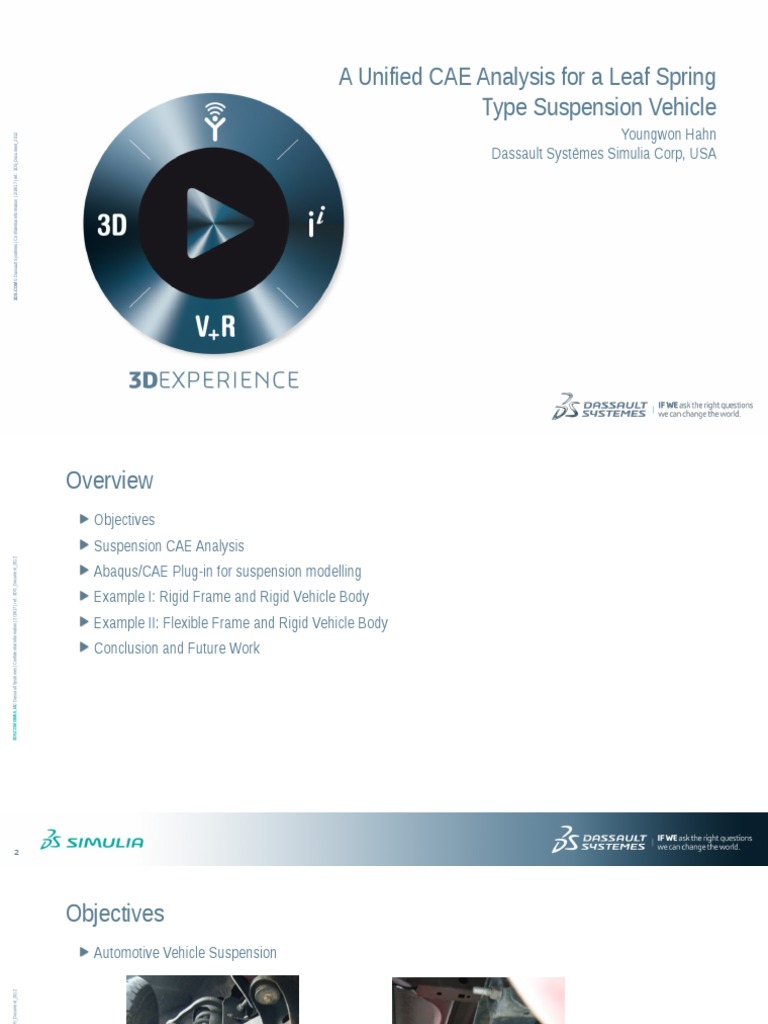 SIMULIA Abaqus NWC11 Unified CAE Analysis | PDF | Suspension (Vehicle ...