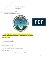 Análisis ciclo económico Guatemala vs Centroamérica 1950-2016