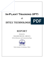 Report for Industrial training