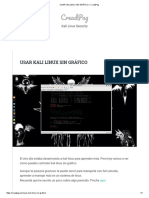 Usar Kali Linux Sin Gráfico