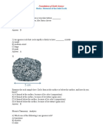 Earth Science Rocks Materials of The Solid Earth