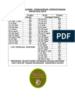 Jadual Penggiliran Penggunaan Perpustakaan Nilam Sesi 2013