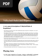 Volleyball Rules and Regulation