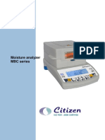 Moisture Analyzer MBC