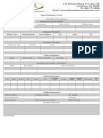 Auto Quotation Form PDF
