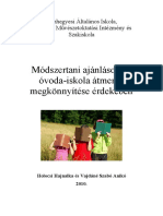 Modszertani Ajanlasok Az Ovoda-Iskola Atmenet Megkonnyitese Erdekeben Másolata