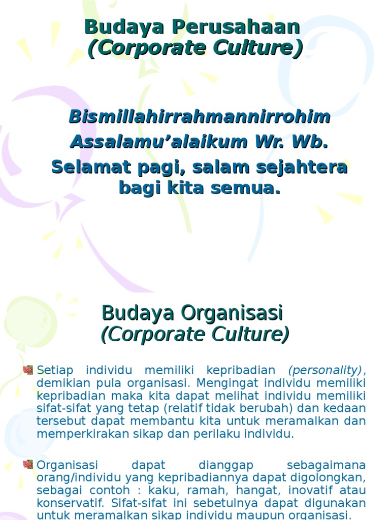 Budaya Organisasi Edit