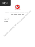 Institutions Accredited by NAAC Whose Accreditation Period is Valid-16!11!2015