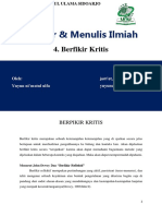 Berpikir Kritis