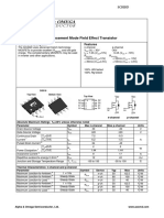 AO4620 Complementary Enhancement Mode Field Effect Transistor