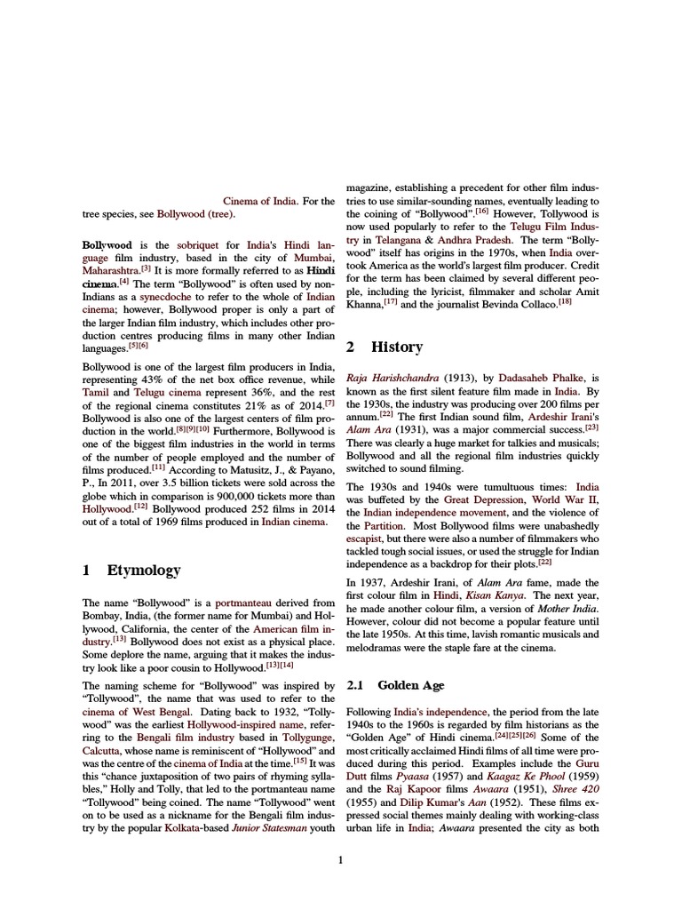 Bollywood | PDF | Bollywood | Film Production Districts