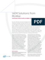 Ds Siem Solutions From Mcafee