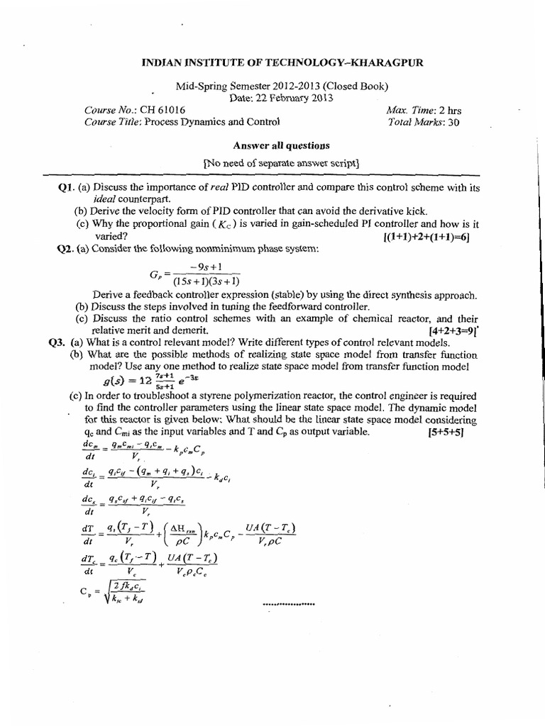 Process Dynamics and Control 1 PDF