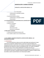 T4. Proceso de desamortización y cambios agrarios