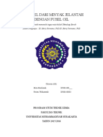 Biodiesel Dari Minyak Jelantah Dengan Fusel Oil