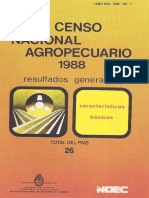 Censo Nacional Agropecuario 1988 - Total Pais PDF