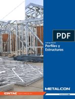 Catalogo Tecnico Perfiles y Estructuras Metalcon PDF