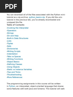 Basic Python