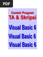 Download Program Contoh TA dan Skripsi Dengan Visual Basic 6 by Bunafit Nugroho SKom SN33974513 doc pdf