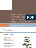Shaking the Money Tree-Financial Resources for Intl Students