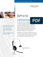 Folleto Diadema Plantronics SP11