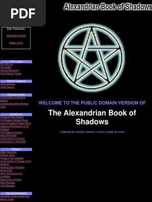 Alexandrian Initiation Pdf Wicca Reclaimed Words