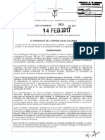 Decreto 262 Del 14 Febrero de 2017