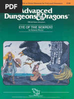 Module Advanced Dungeons & Dragons UK3 9111 - The Gauntlet - AD&D TSR