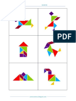 Juego - Percepción Visual - Siluetas Tangram